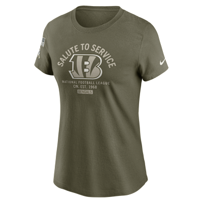 Cincinnati Bengals Salute to Service Sideline Women's Nike NFL T-Shirt