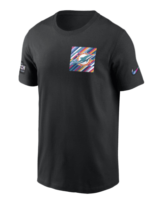 Nike Black Miami Dolphins 2023 Nfl Crucial Catch Sideline Tri-blend T-shirt  for Men