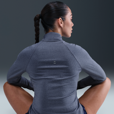 Nike Tempo Dri-FIT hardlooptop met korte rits voor dames