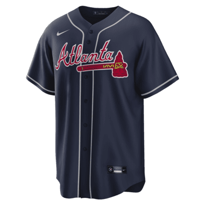 MLB Atlanta Braves (Matt Olson) Men's Replica Baseball Jersey.