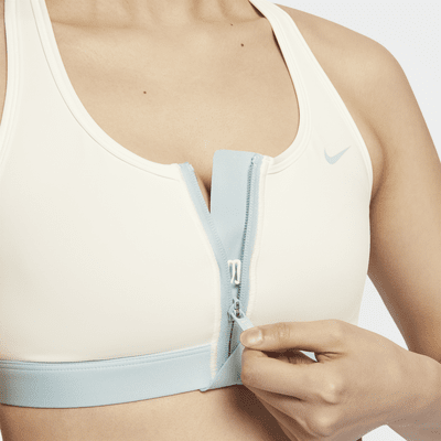 Nike Swoosh Women's Medium-Support Padded Zip-Front Sports Bra