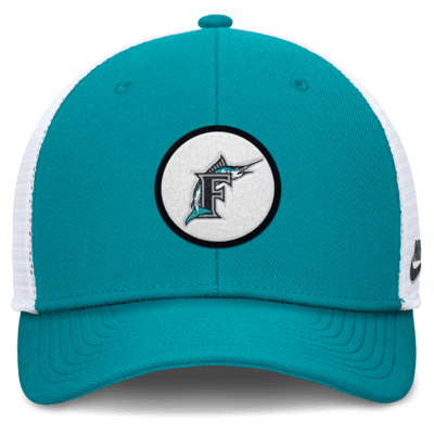 Florida Marlins Cooperstown Rise Men's Nike Dri-FIT MLB Trucker Adjustable Hat