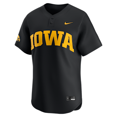 Iowa Wordmark Men's Nike College Limited Baseball Jersey
