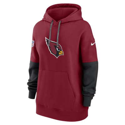 Sudadera con gorro sin cierre Nike de la NFL para mujer Arizona Cardinals Sideline Essential