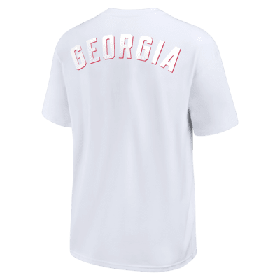 Playera universitaria Nike para hombre Georgia Bulldogs Statement Max90