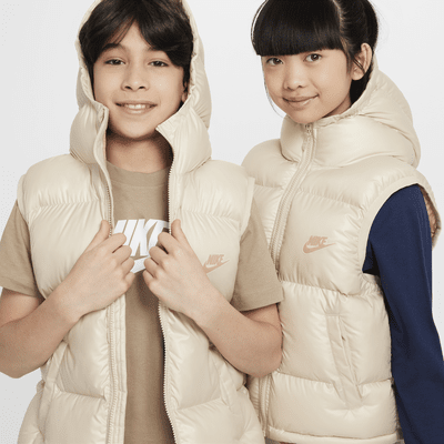 Nike Sportswear Heavyweight Synthetic Fill EasyOn Older Kids' Therma-FIT Repel Loose Hooded Gilet