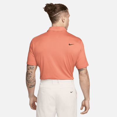 Męska koszulka polo do golfa w jednolitym kolorze Nike Dri-FIT Tour