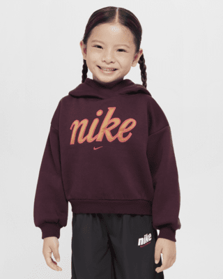 Детское худи Nike Sportswear Club Little Kids' Fleece Boxy Graphic Pullover Hoodie