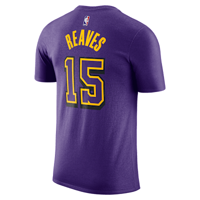 Playera Nike de la NBA para hombre Austin Reeves Los Angeles Lakers Essential City Edition