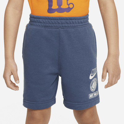 Nike Sportswear "Leave No Trace" French Terry Taping Shorts Little Kids' Shorts