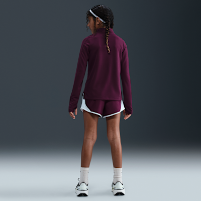 Nike Girls' Dri-FIT Long-Sleeve 1/4-Zip Top