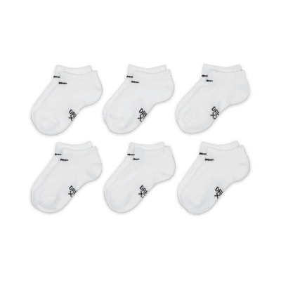 Nike Dri-FIT Performance Basics Little Kids' No-Show Socks (6 Pairs)