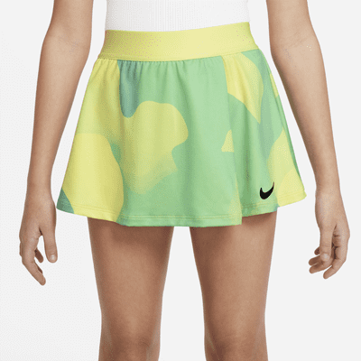 NikeCourt Dri-FIT Victory Big Kids' (Girls') Printed Tennis Skirt