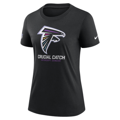 Playera Nike de la NFL para mujer Atlanta Falcons Crucial Catch