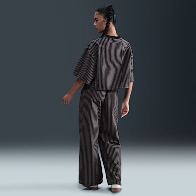 Nike Sportswear Chill Poplin Women's Striped Boxy Top