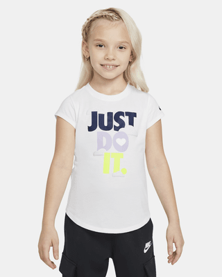 Детская футболка Nike Sweet Swoosh "Just Do It" Little Kids' Graphic