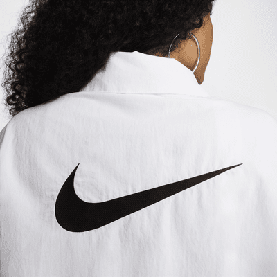 Nike Sportswear Essential oversized geweven coachjack met uv-bescherming voor dames