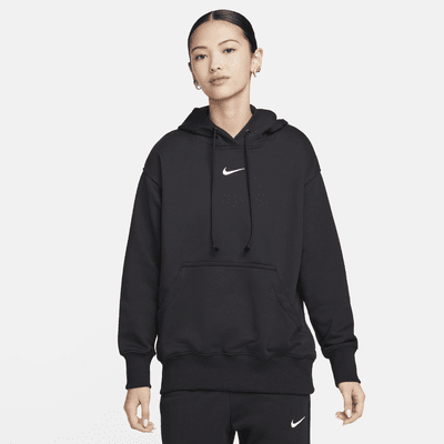 เสื้อมีฮู้ดผ้าเฟรนช์เทรีขนาดโอเวอร์ไซส์แบบสวมผู้หญิง Nike Sportswear Phoenix Fleece