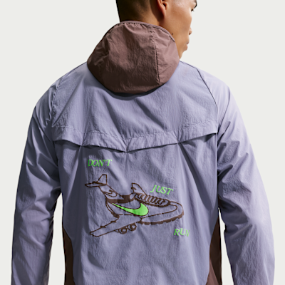 나이키 스트라이드 '플라이 나이키' 남성 리펠 UV 프로텍션 러닝 재킷