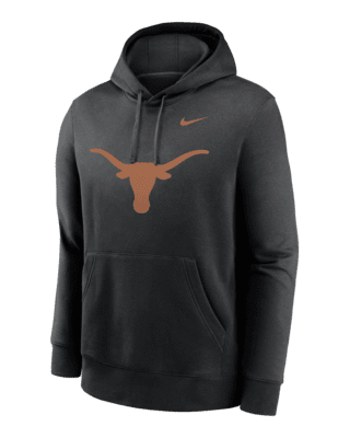 Мужское худи Texas Longhorns Primetime Evergreen Club Primary Logo Nike College Pullover Hoodie