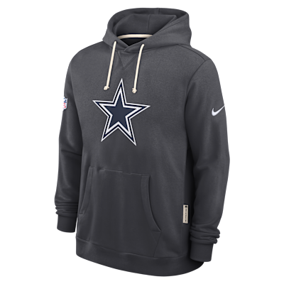 Sudadera con gorro sin cierre Nike Dri-FIT de la NFL para hombre Dallas Cowboys Initial Home Sideline