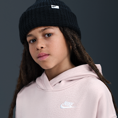 Sudadera con gorro sin cierre oversized para niños talla grande Nike Sportswear Club Fleece