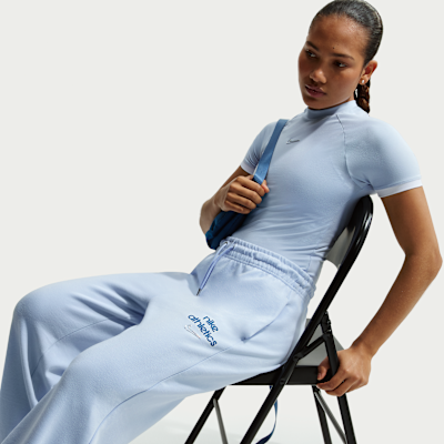 Nike Sportswear Phoenix Fleece Women's High-Waisted Wide-Leg Trousers