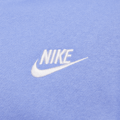 Sudadera con gorro de cierre completo para niños talla grande Nike Sportswear Club Fleece