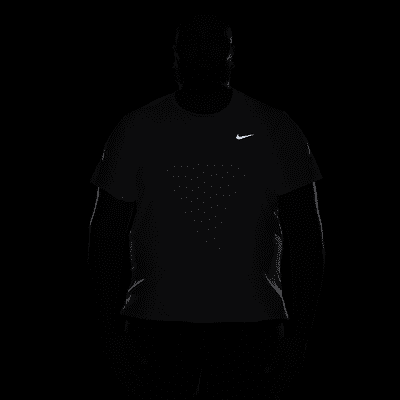 Kortærmet Nike Miler Dri-FIT UV-løbeoverdel til mænd