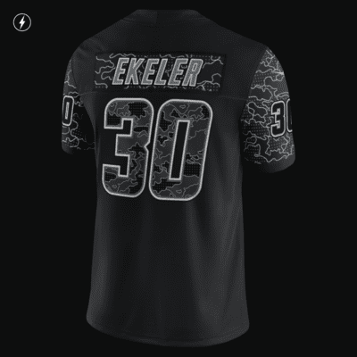 NFL Los Angeles Chargers RFLCTV (Austin Ekeler) Men's Fashion Football  Jersey.