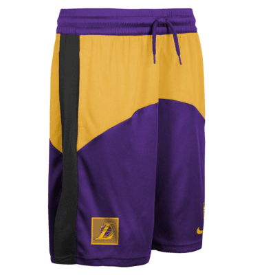 Los Angeles Lakers Starting 5 Big Kids' Nike Dri-FIT NBA Shorts