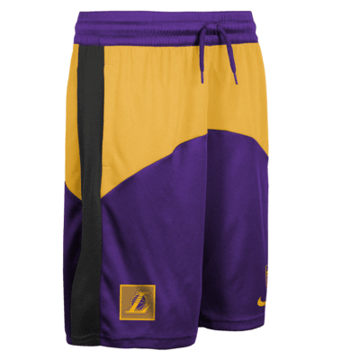 Los Angeles Lakers Starting 5 Big Kids' Nike Dri-FIT NBA Shorts. Nike.com