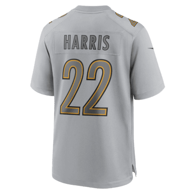 Najee Harris Pittsburgh Steelers Nike Youth Atmosphere Game Jersey - Gray