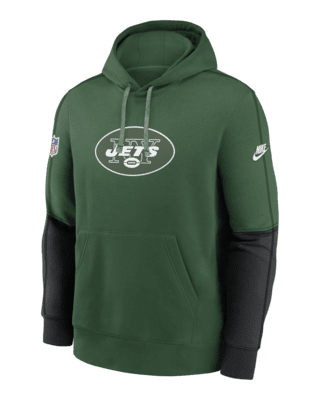 Мужское худи New York Jets Logo Team Issue Club Nike NFL Pullover Hoodie