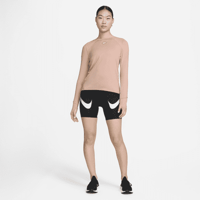 ナイキ Dri-FIT アイコン クラッシュ ウィメンズ ロングスリーブ ランニングトップ