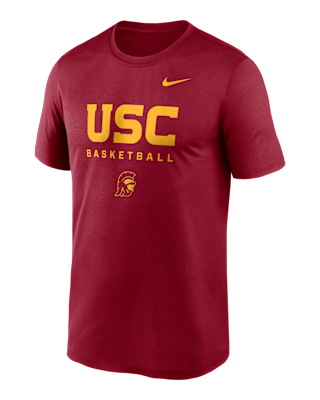Мужская футболка USC Courtside Basketball Legend Nike Dri-FIT College для баскетбола