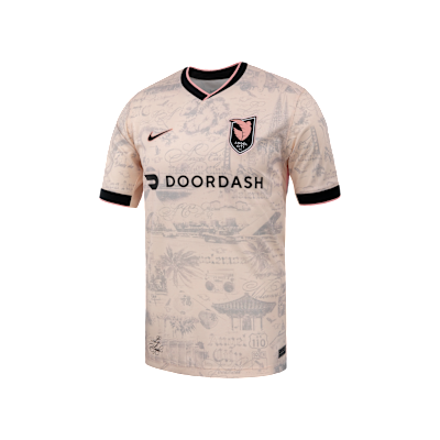 Jersey Nike Dri-FIT de la NWSL Replica para hombre Angel City FC visitante 2025 Stadium Alyssa Thompson