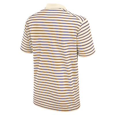 LSU Striped Men's Nike Dri-FIT College Polo