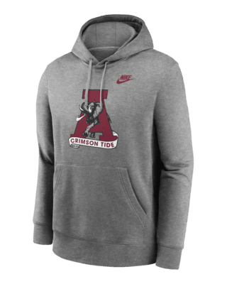 Мужское худи Alabama Crimson Tide Legacy Club Primary Logo Nike College Pullover Hoodie