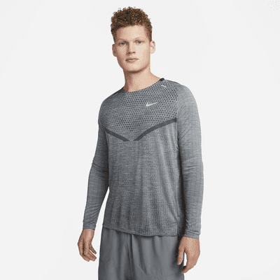 Nike TechKnit Men's Dri-FIT ADV Long-sleeve Running Top. Nike LU