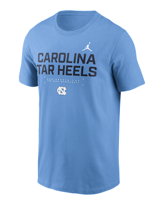 Мужская футболка North Carolina Courtside Basketball Jordan Brand Dri-FIT College для баскетбола