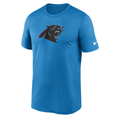 Men's Nike Black Carolina Panthers Rewind Logo Tri-Blend T-Shirt