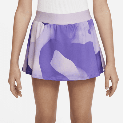 NikeCourt Dri-FIT Victory Big Kids' (Girls') Printed Tennis Skirt