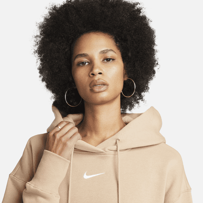 Nike Sportswear Phoenix Fleece túlméretezett, kapucnis, belebújós női pulóver