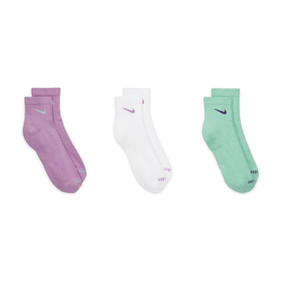 Nike Everyday Plus Cushioned Training Ankle Socks (3 Pairs)