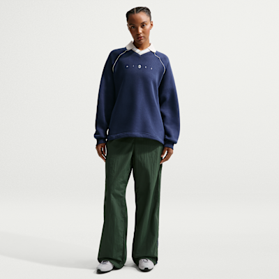 Polo con gráfico oversized para mujer Nike Sportswear Phoenix Fleece