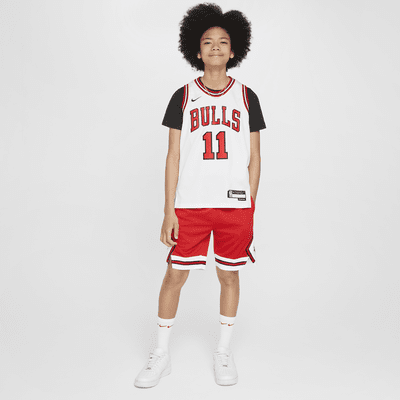 Chicago Bulls 2023/24 Icon Edition Nike NBA Swingman rövidnadrág nagyobb gyerekeknek (fiúknak)