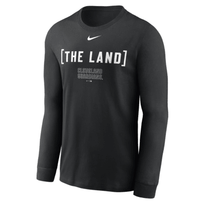 Cleveland Guardians Fashion Men's Nike MLB Long-Sleeve T-Shirt