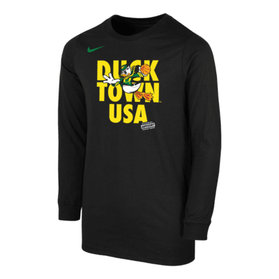 Oregon Big Kids' Nike College Long-Sleeve T-Shirt