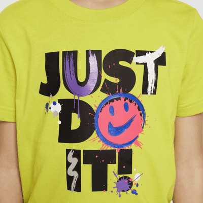 Playera "Just Do It" para niño talla pequeña Nike "Express Yourself"